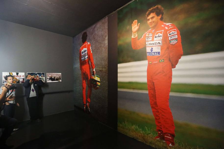 La mostra dedicata a Senna. Afp